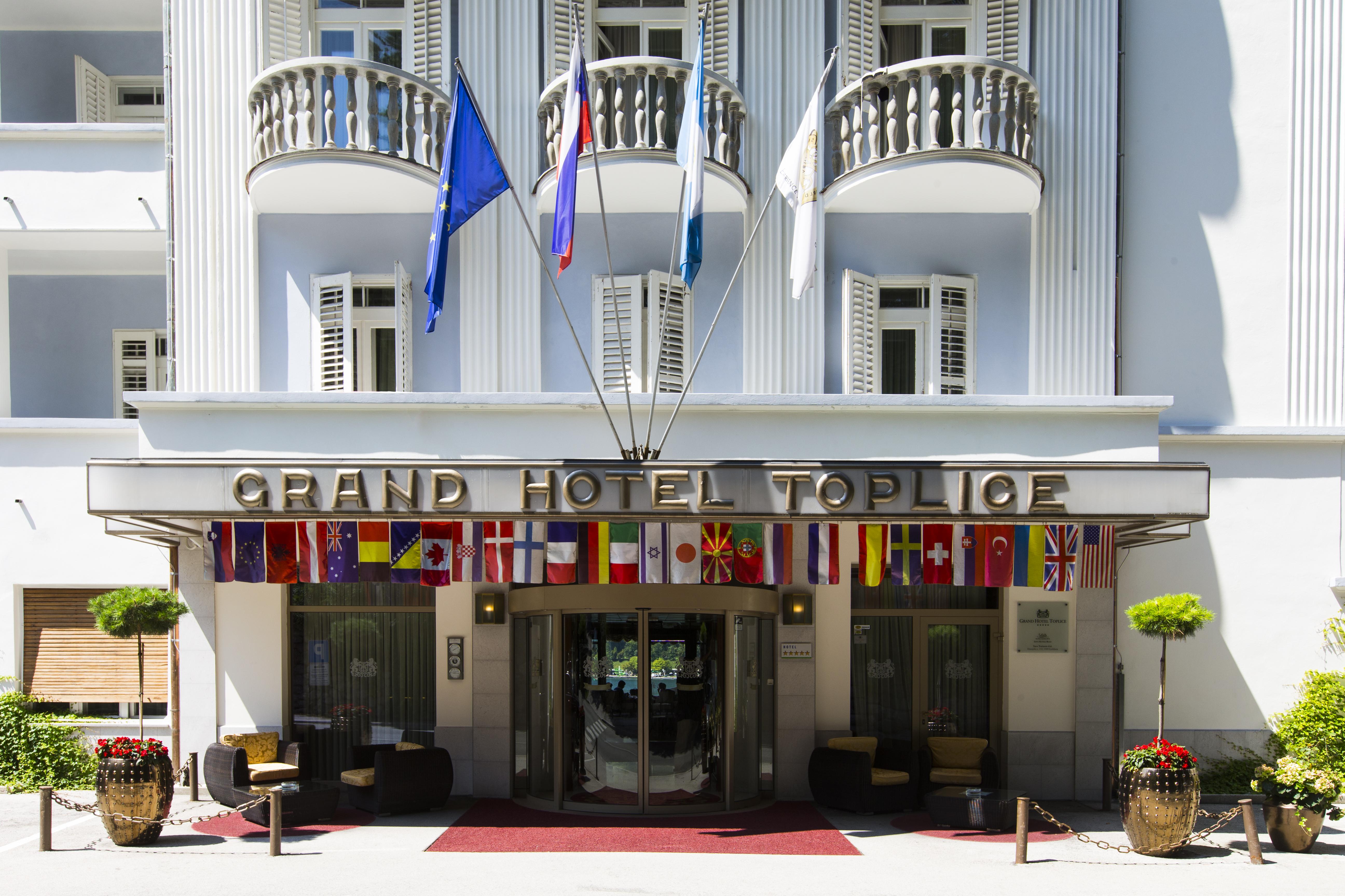 Grand Hotel Toplice - Small Luxury Hotels Of The World Блед Екстериор снимка