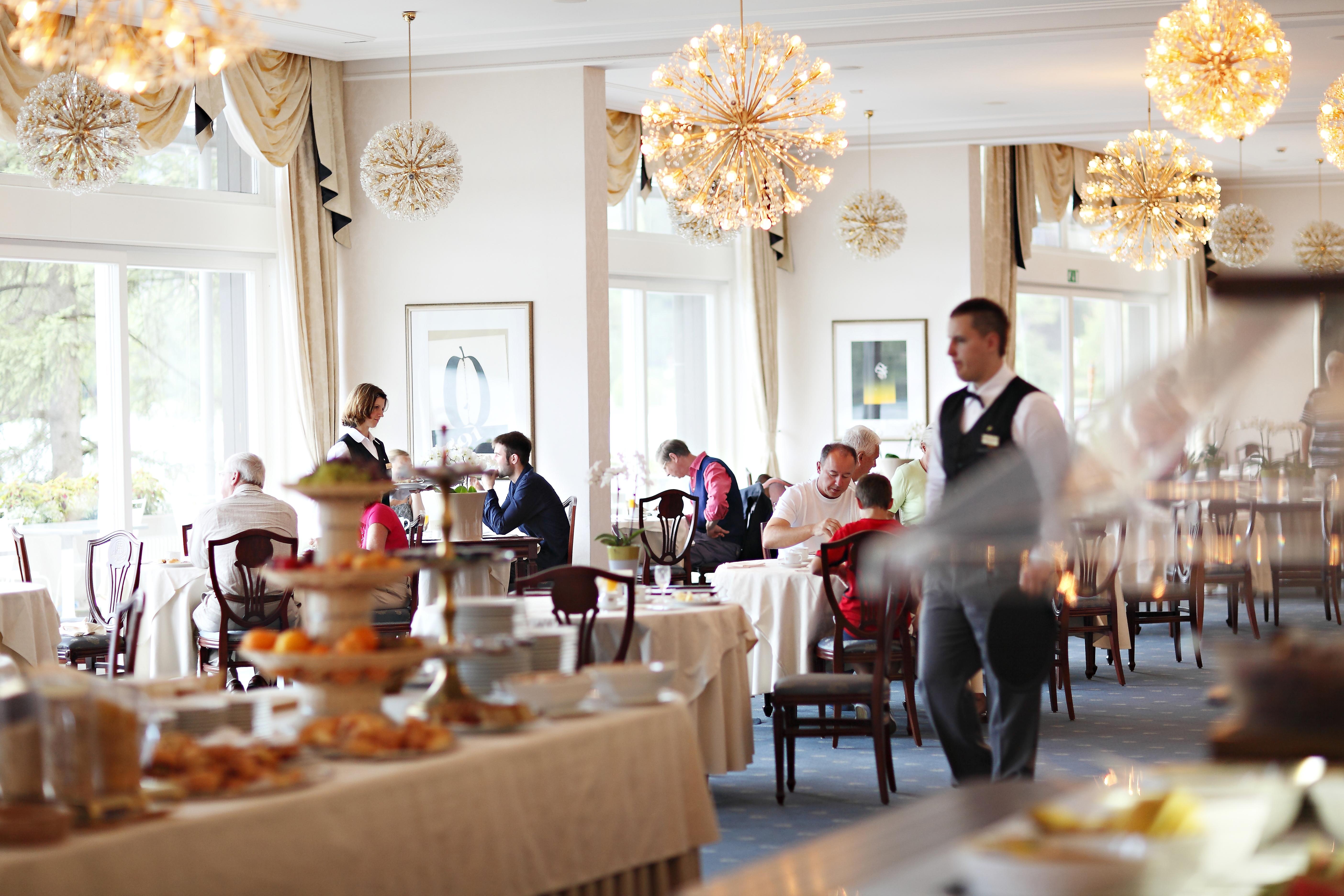 Grand Hotel Toplice - Small Luxury Hotels Of The World Блед Екстериор снимка Restaurant